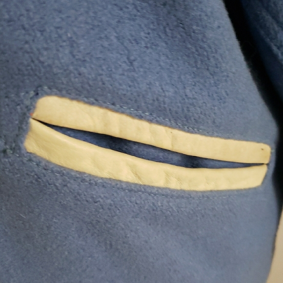 Vintage 60s Whiting Los Angeles Cobra Wool Leather Varsity Jacket Size 38 - Picture 3 of 11